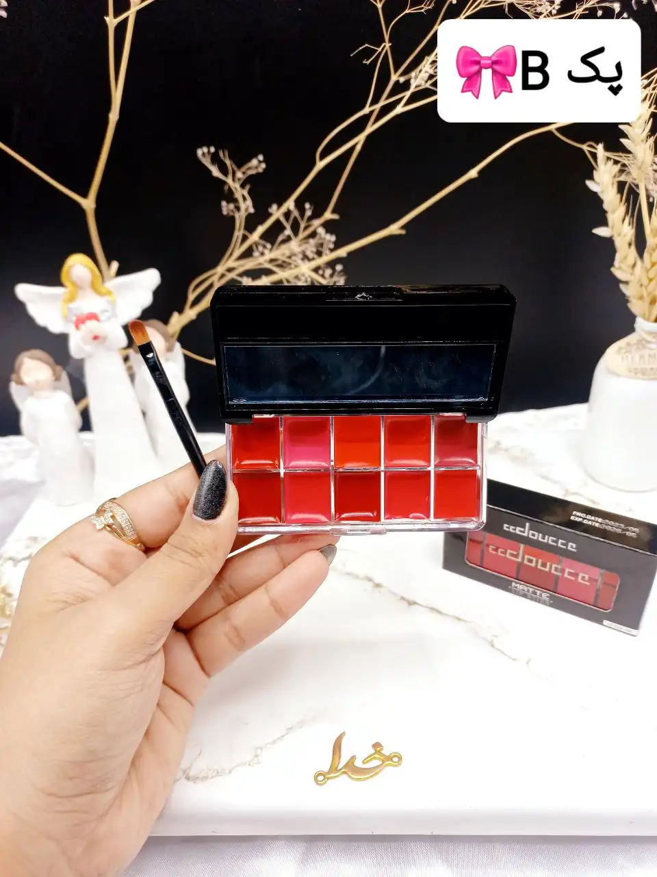 پالت رژ لب 10 رنگ دوسه doucce کد SD 077