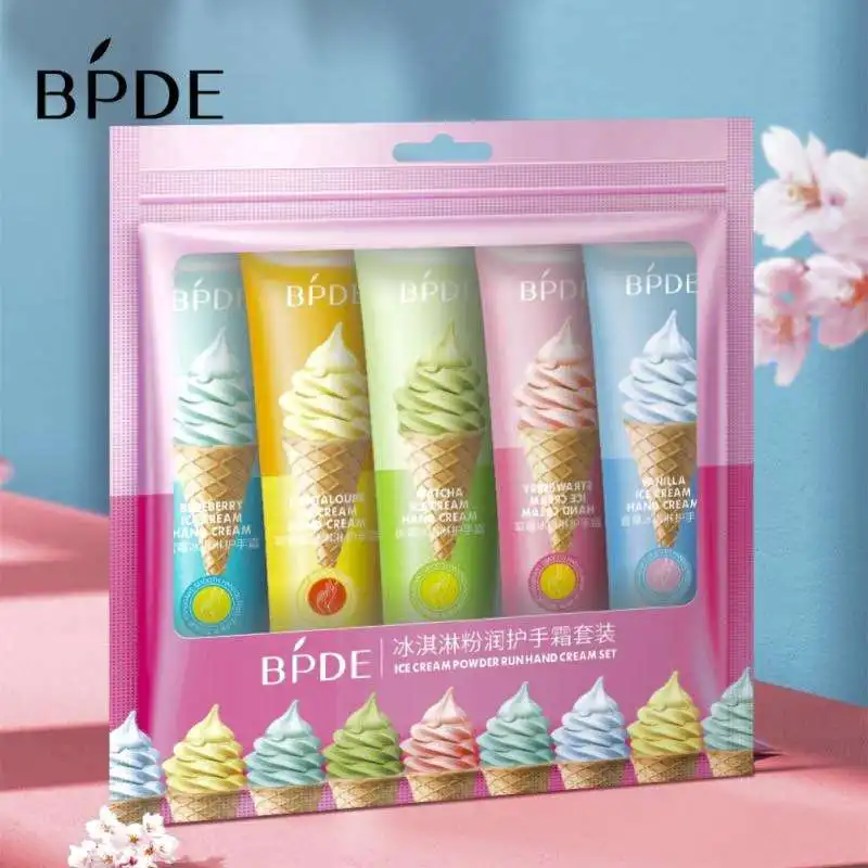 کرم دست تیوپی  مرطوب کننده بستنی زرد 30 گرم  BPDE کد BDI78198