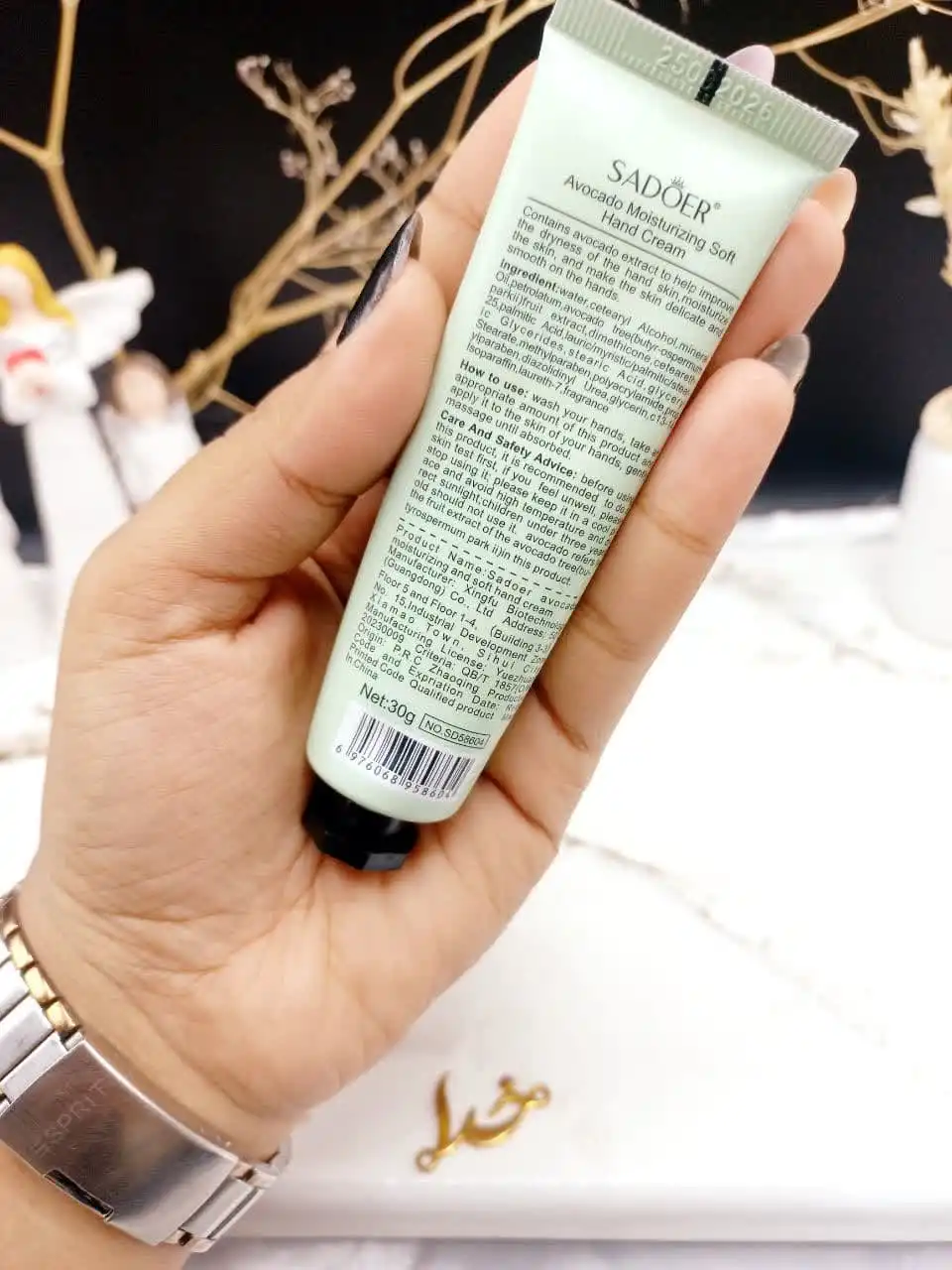 کرم دست تیوپی آووکادو 30 گرم سادور SADOER کد SD58604