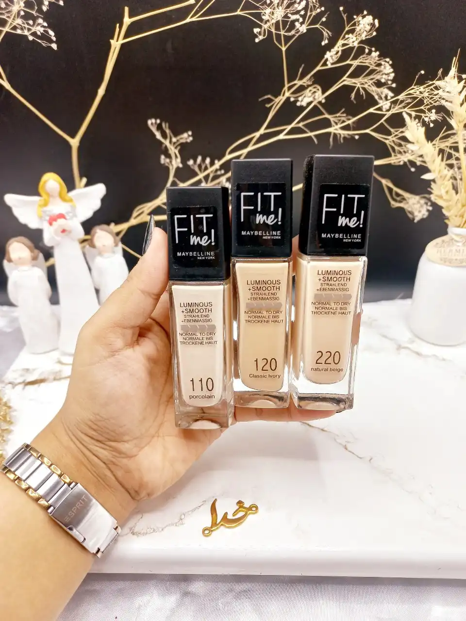 کرم پودر شیشه ای فیت می مناسب پوست خشک FIT MEI کد 6620