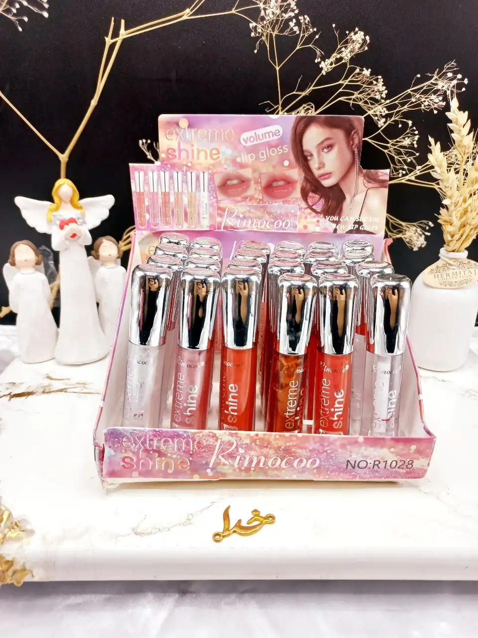 پک 6 تایی حجم دهنده و برق لب شاین دار  Rimocoo کد R102
