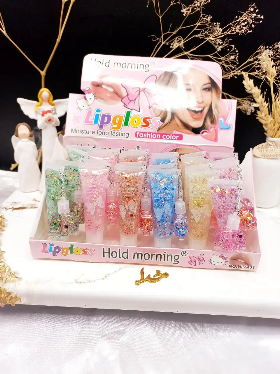 لیپ گلاس شاینی آویزدار هولد مورنینگ  Hold morning کد HL5431