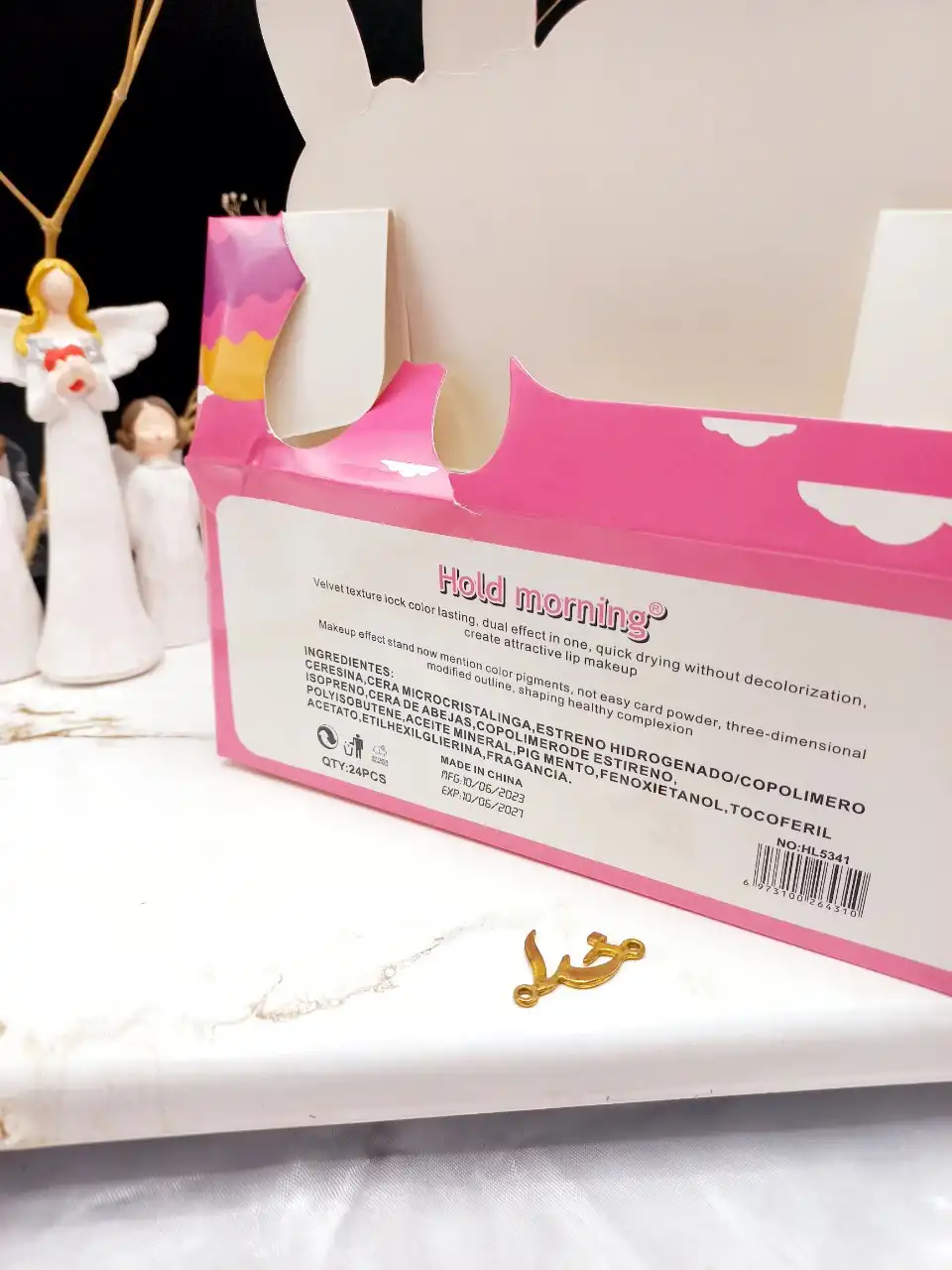 لیپ گلاس و رژ حرارتی خرگوشی هولد مورنینگ کد HL5341