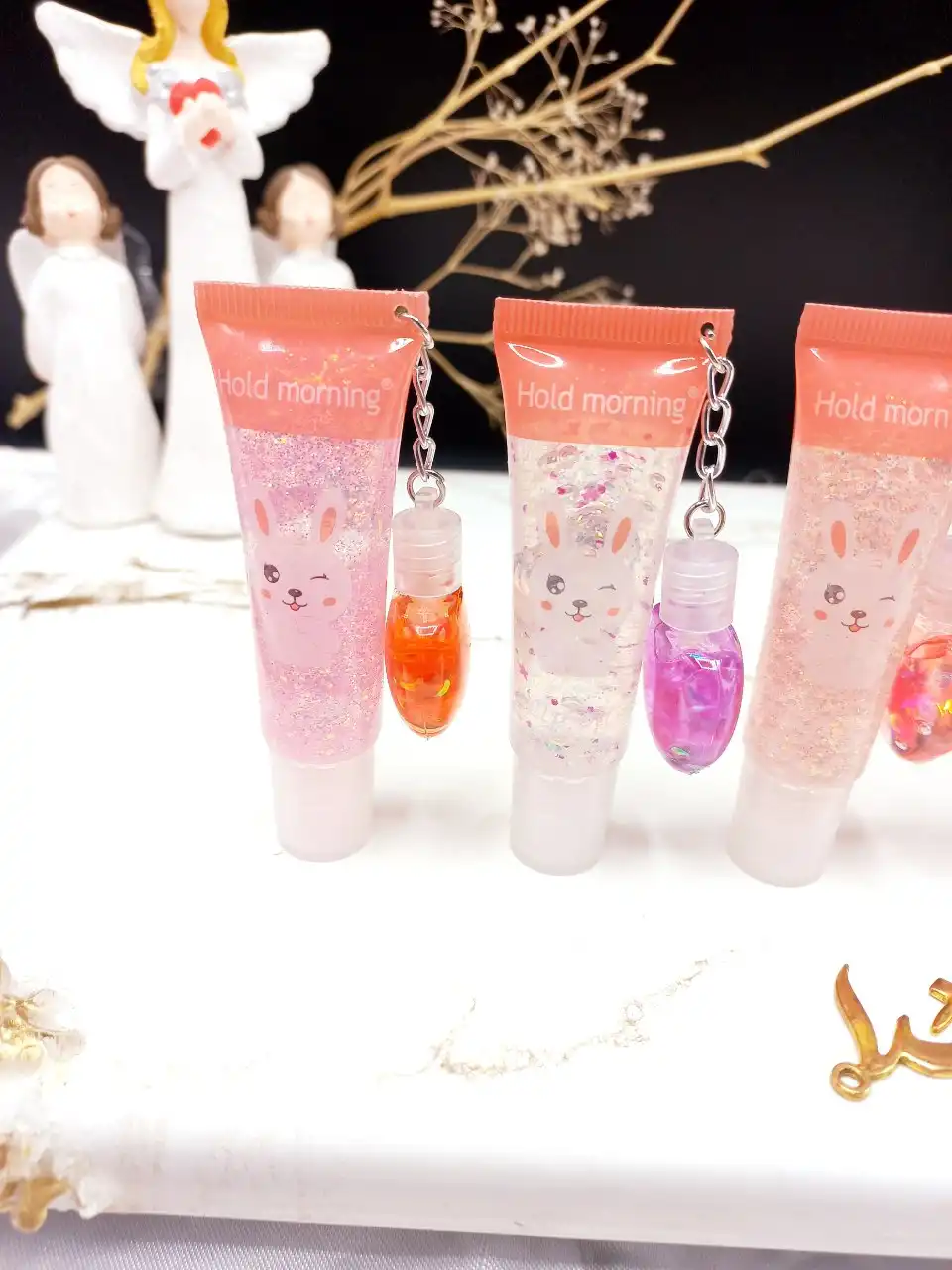 لیپ گلاس و رژ حرارتی خرگوشی هولد مورنینگ کد HL5341