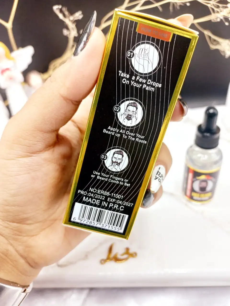 روغن افزایش رشد ریش مردانه ایور رزا EVER ROSA  کد 1555