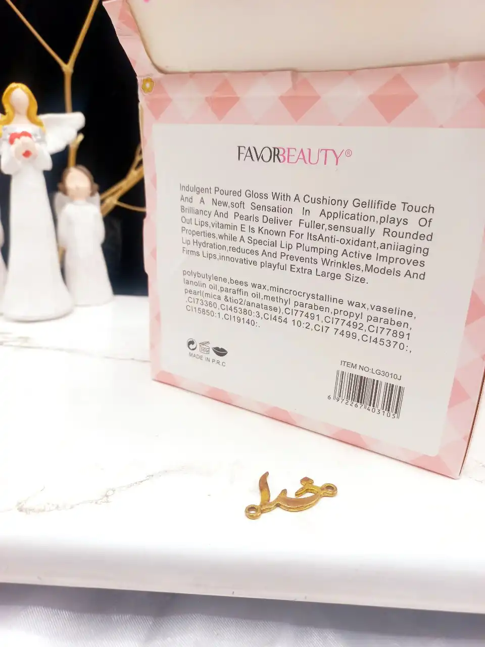 برق لب حرارتی طرح فانتزی فاور بیوتیFAVOR BEAUTY  کد LG3010