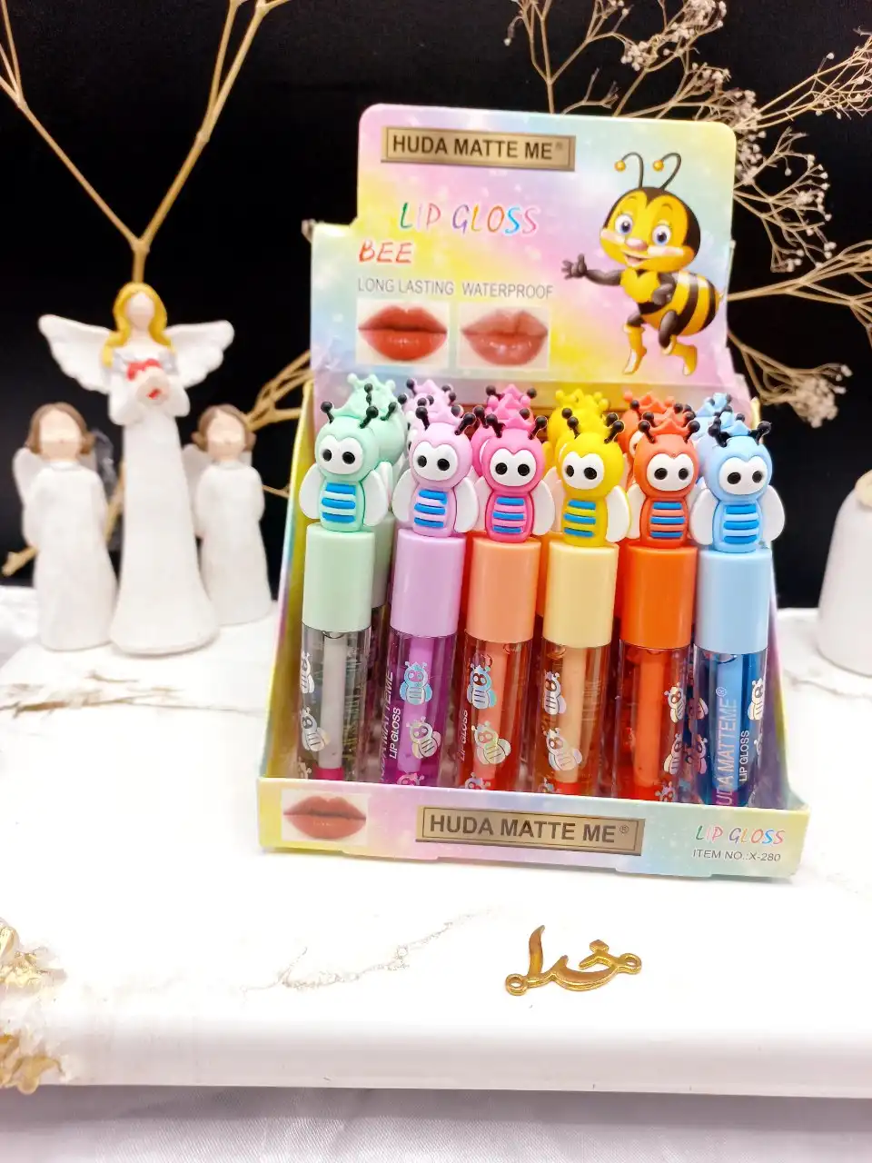 برق لب حرارتی طرح زنبور هدا مات می HUDA MATTE ME کد X280