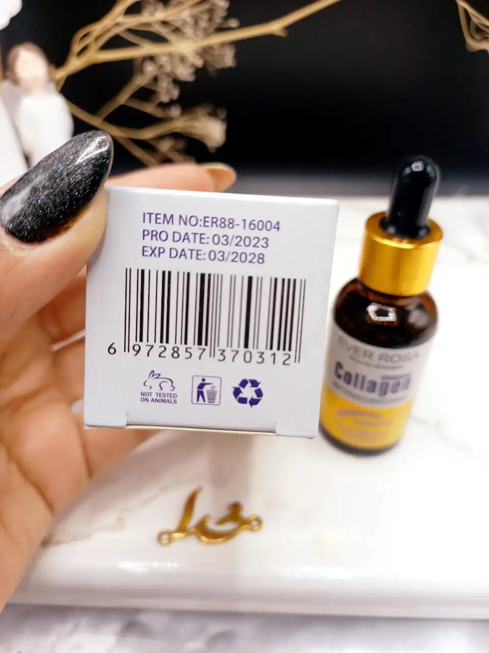 سرم کلاژن اور رزا 30 میل لیفت کننده و ضد چین و چروک EVER ROSA  کد 0312