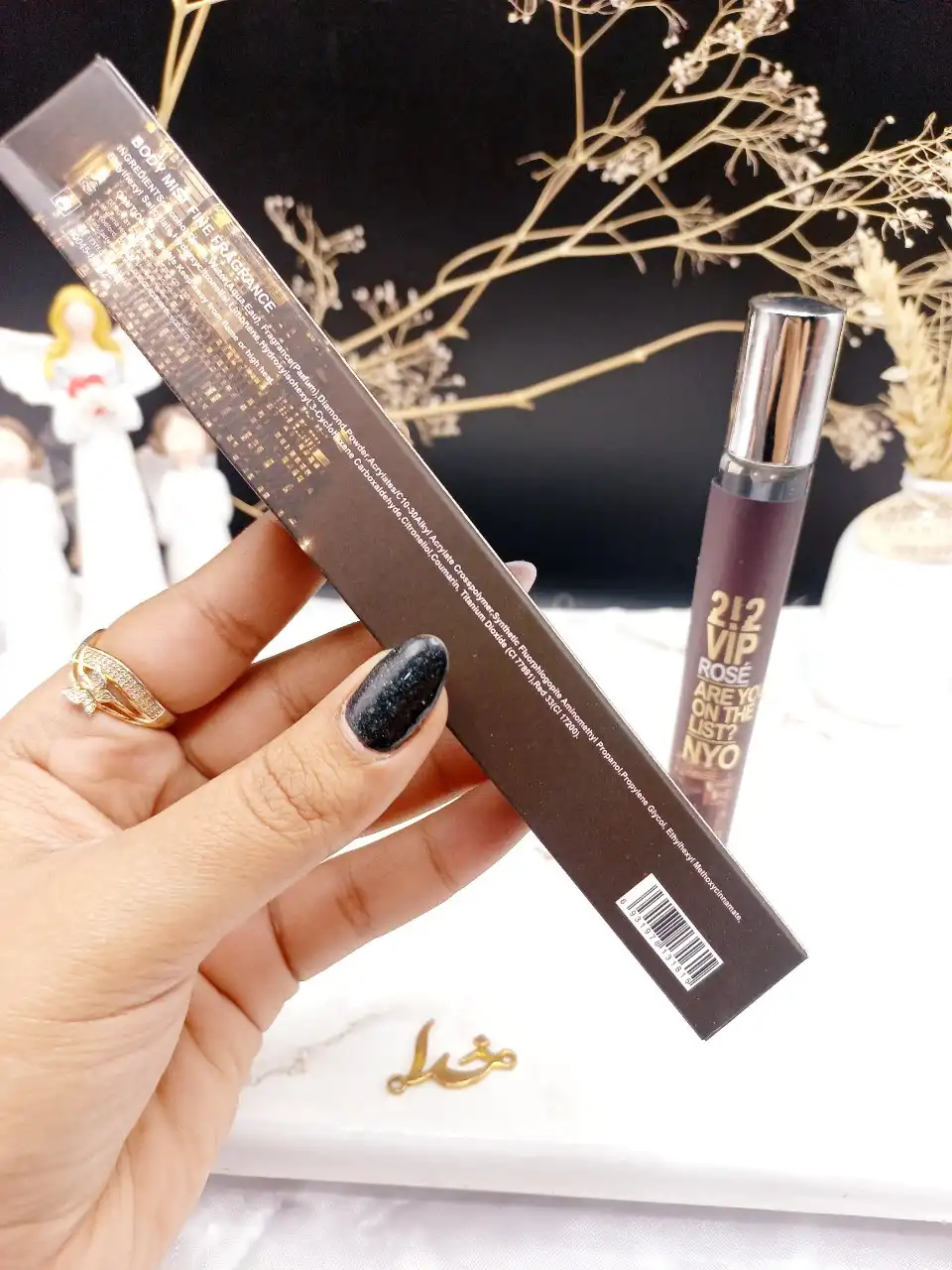 ادکلن زنانه استوانه ای 35 میل ROSÉ ON THE NYO کد 1615