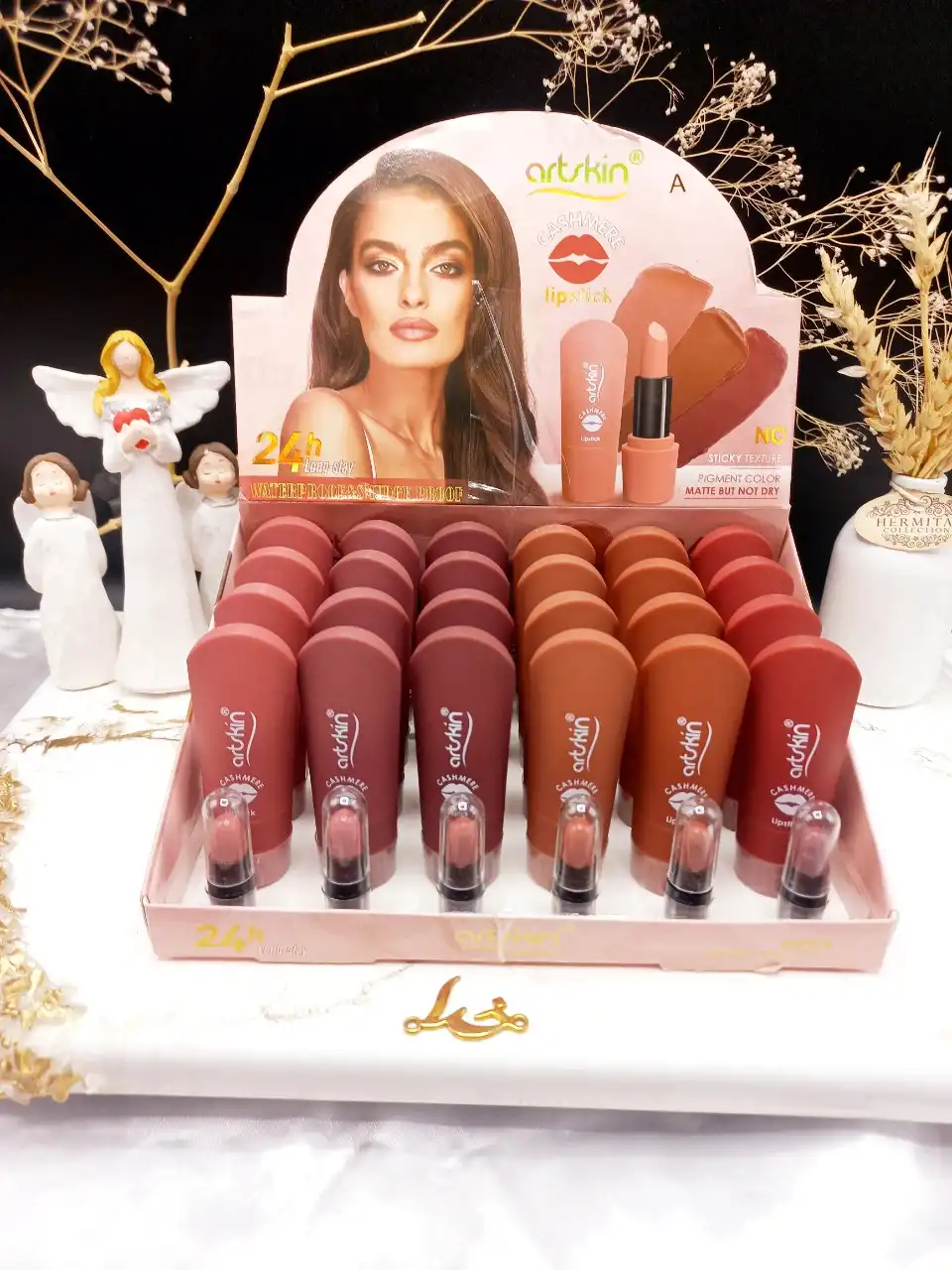 پک 6 تایی رژ جامد 24 ساعته آرت اسکین Art Skin کد 971095