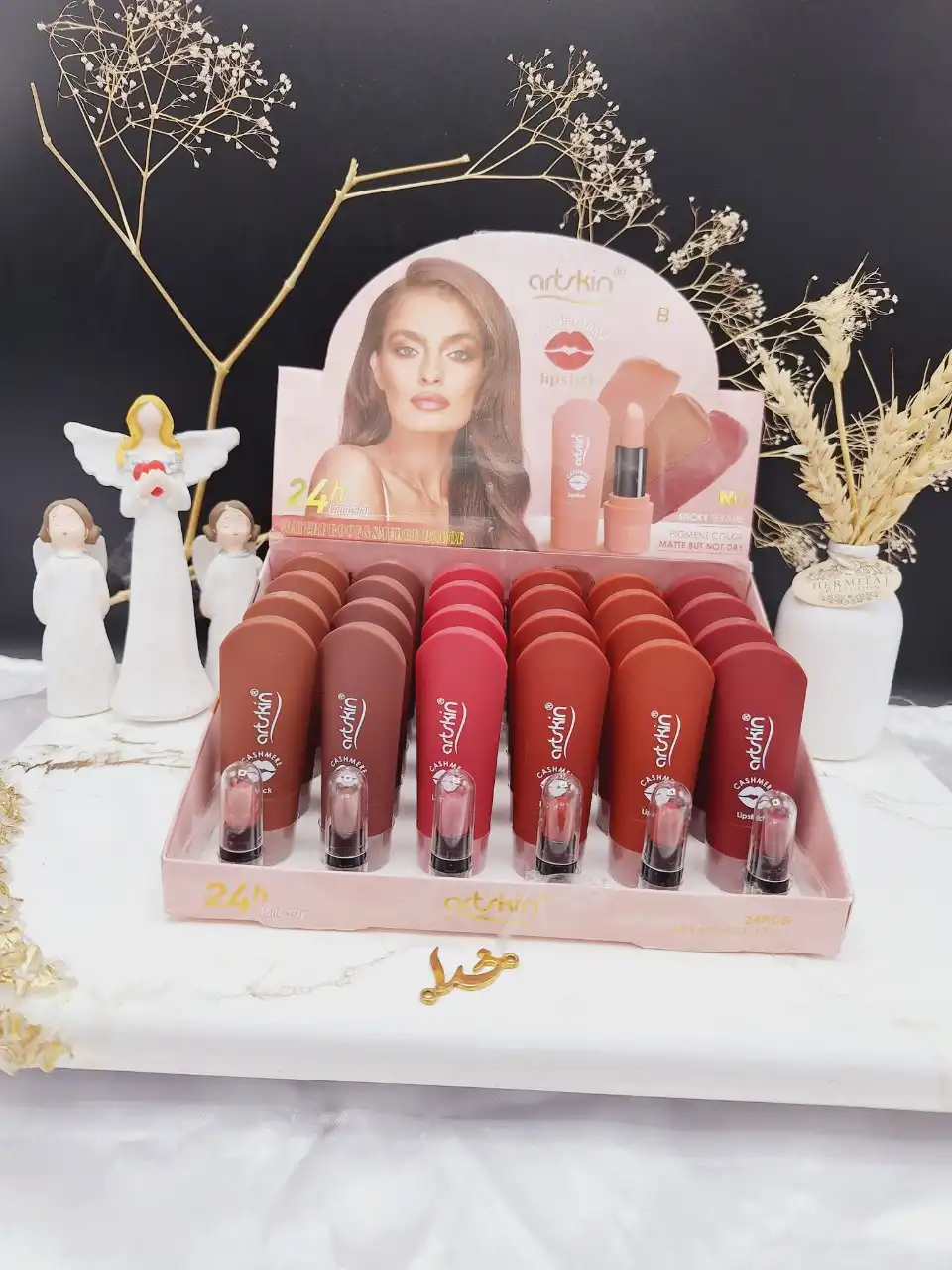 پک 6 تایی رژ جامد 24 ساعته آرت اسکین Art Skin کد 971095