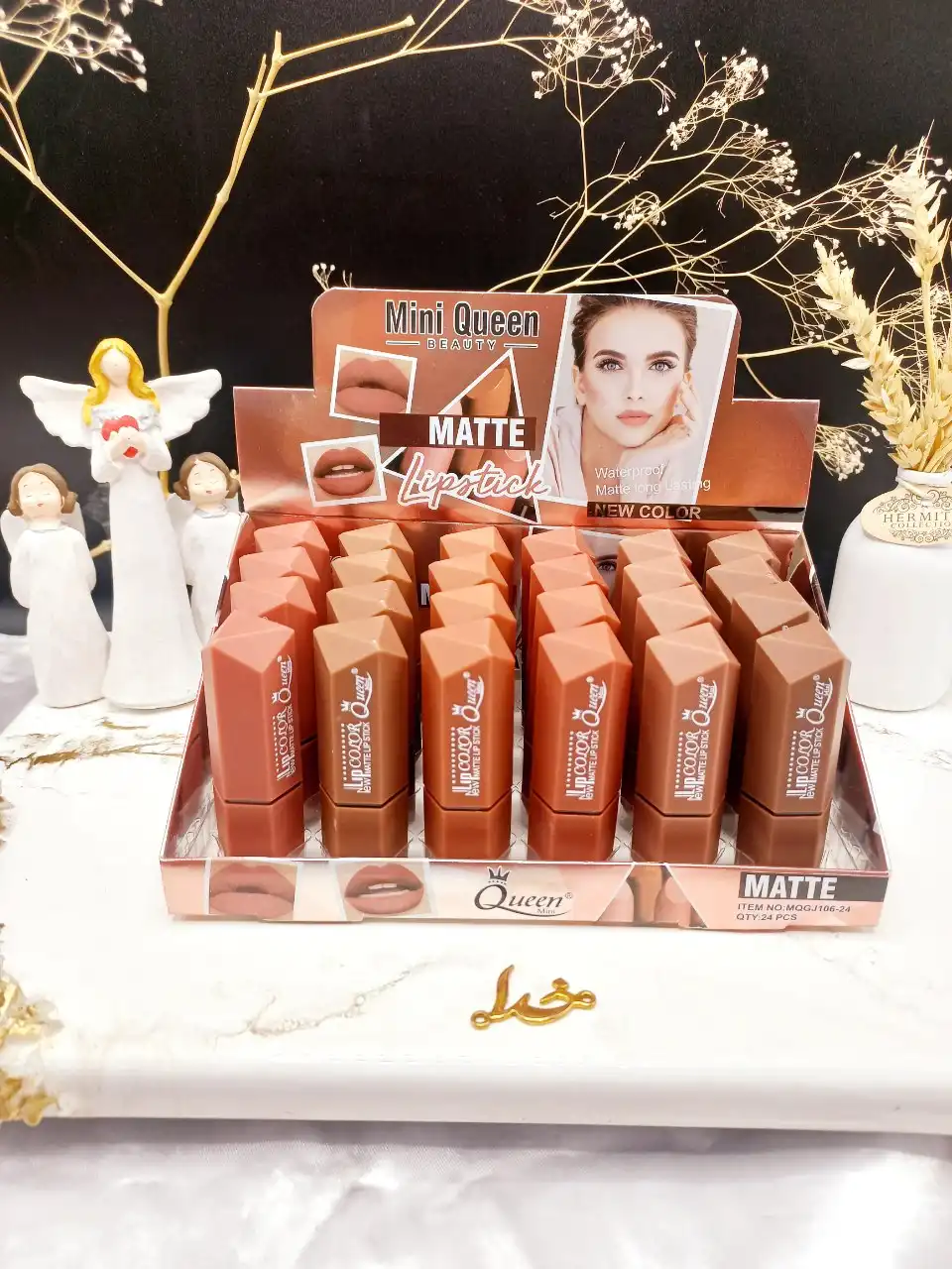 پک رژ جامد 6 تایی مات کویین Queen کد 10624