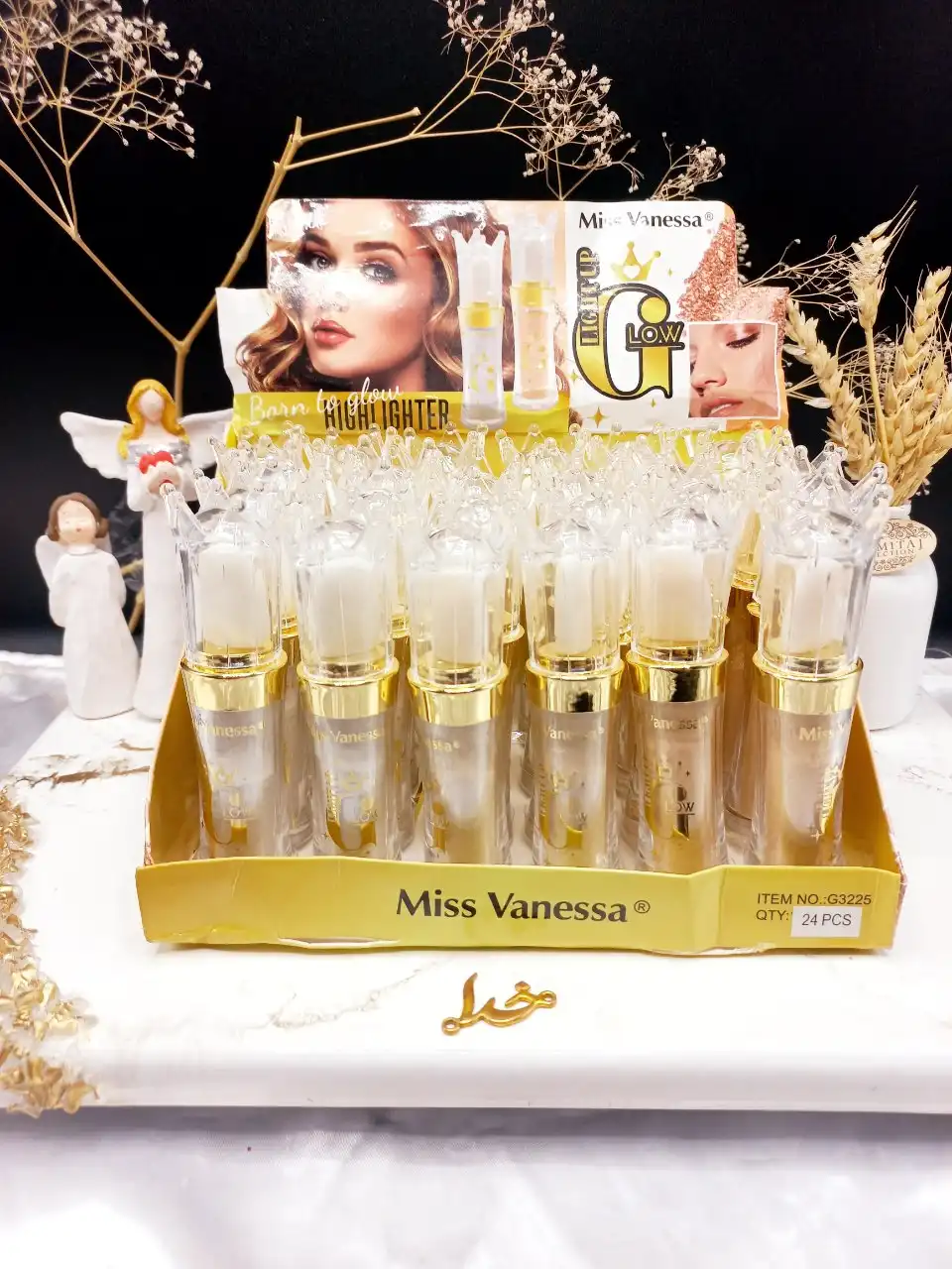 هایلایتر پودری طرح تاج Miss Vanessa کد G3225