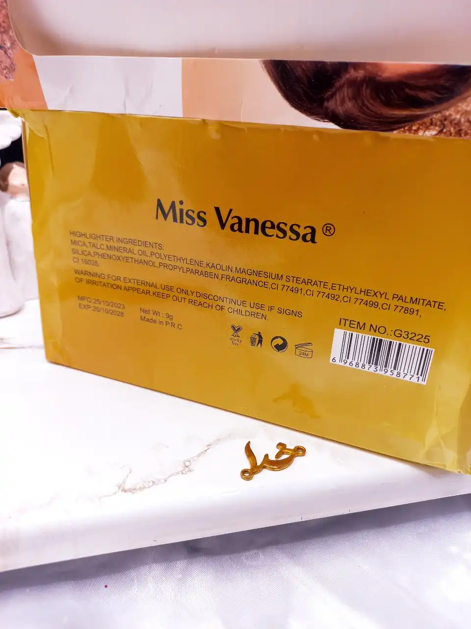 هایلایتر پودری طرح تاج Miss Vanessa کد G3225