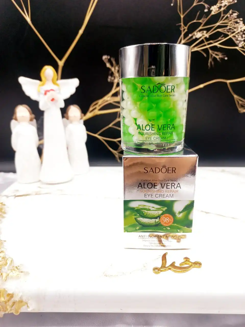 کرم دور چشم ضد پیری و جوانساز 98 درصد آلوئه ورا سادور SADOER کد 1780