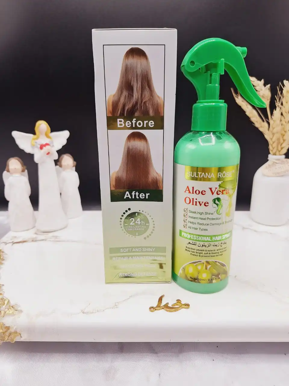 اسپری دو فاز روغن زیتون و آلوئه ورا مدل SULTANA ROSE کد SA222