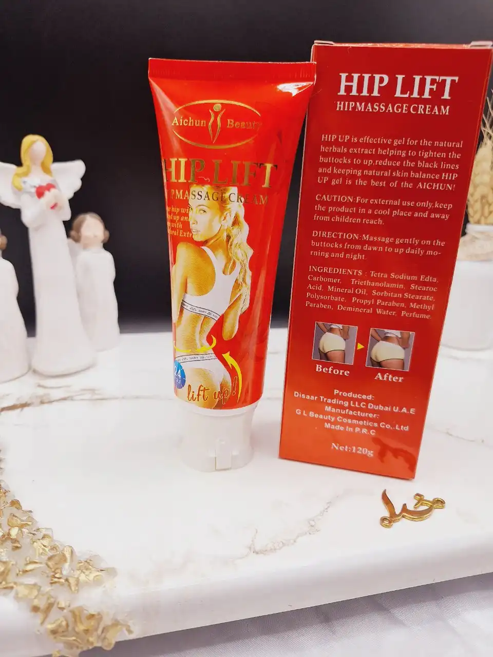 کرم حجم دهنده و لیفت کننده سریع باسن با عصاره سیر و فلفل آیچون بیوتی Aichun Beauty کد AC 31143