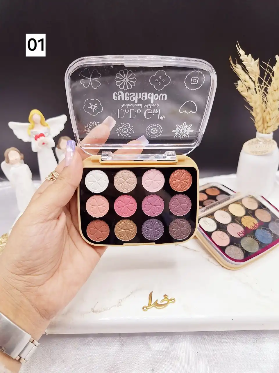 پالت سایه چشم 12 رنگ برند دو دو گرل DoDo Girl کد D3280
