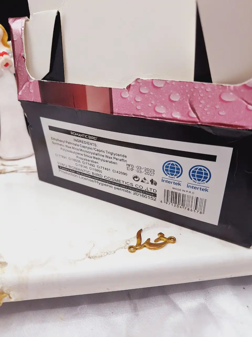 پک 6تایی رژ جامد ضد آب برند ROMANCE BIRD کد R4657