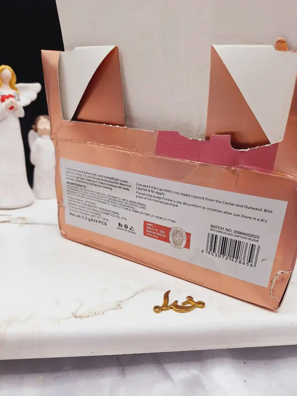 پک 6تایی رژ جامد برند کیس بیوتی Kiss Beauty کد 35994