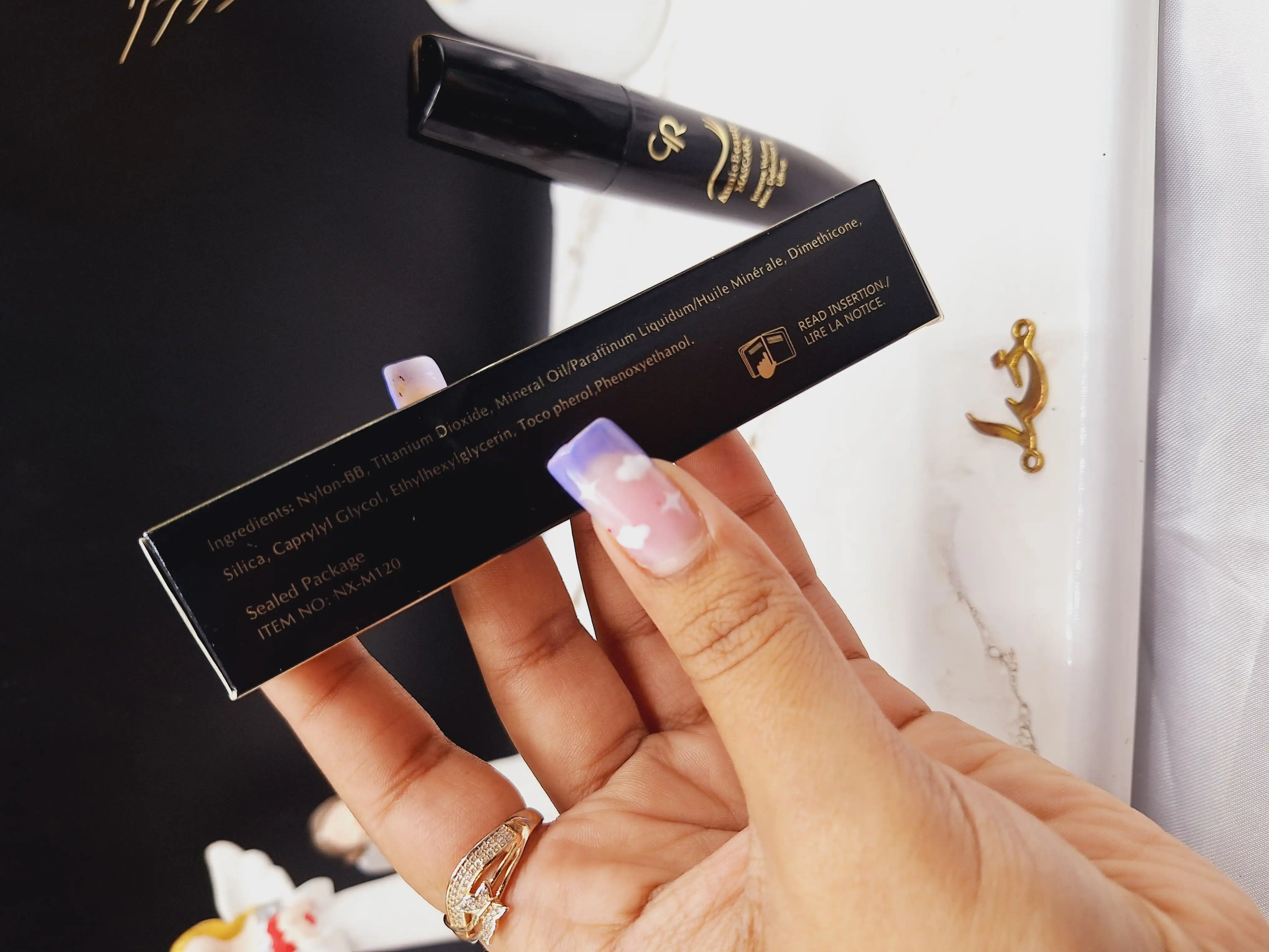 ریمل حجم دهنده برند گلدن رز GOLDEN ROSE کد NX_M120 کیفیت عالی