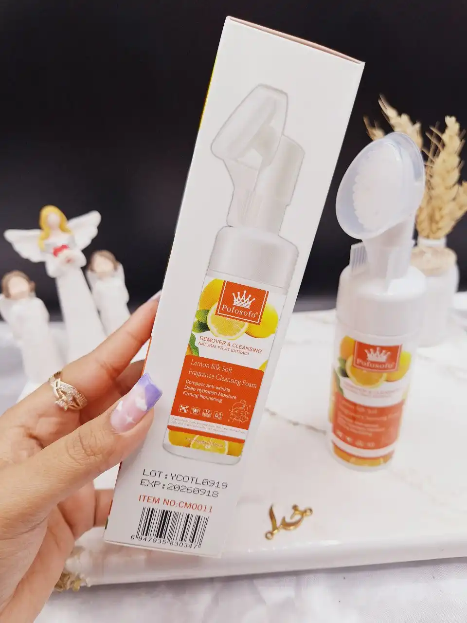 فوم براش دار روشن کننده لیمو Pofosofo کد CM0011