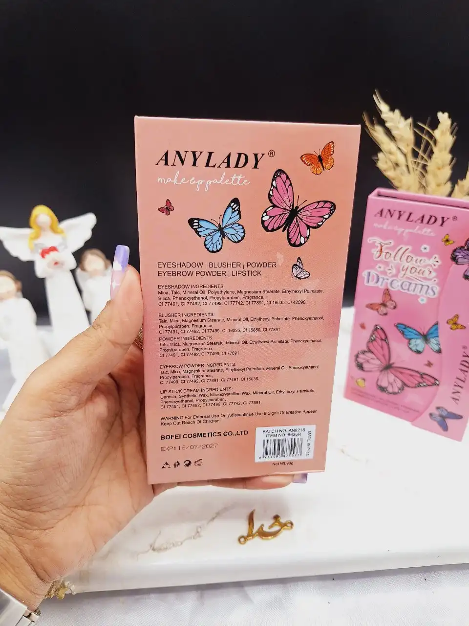 پالت سایه آنالیدی طرح پروانه کد 8636R