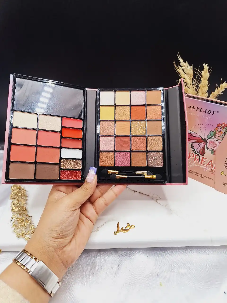 پالت سایه چشم طرح پروانه آنالیدی کد 8602