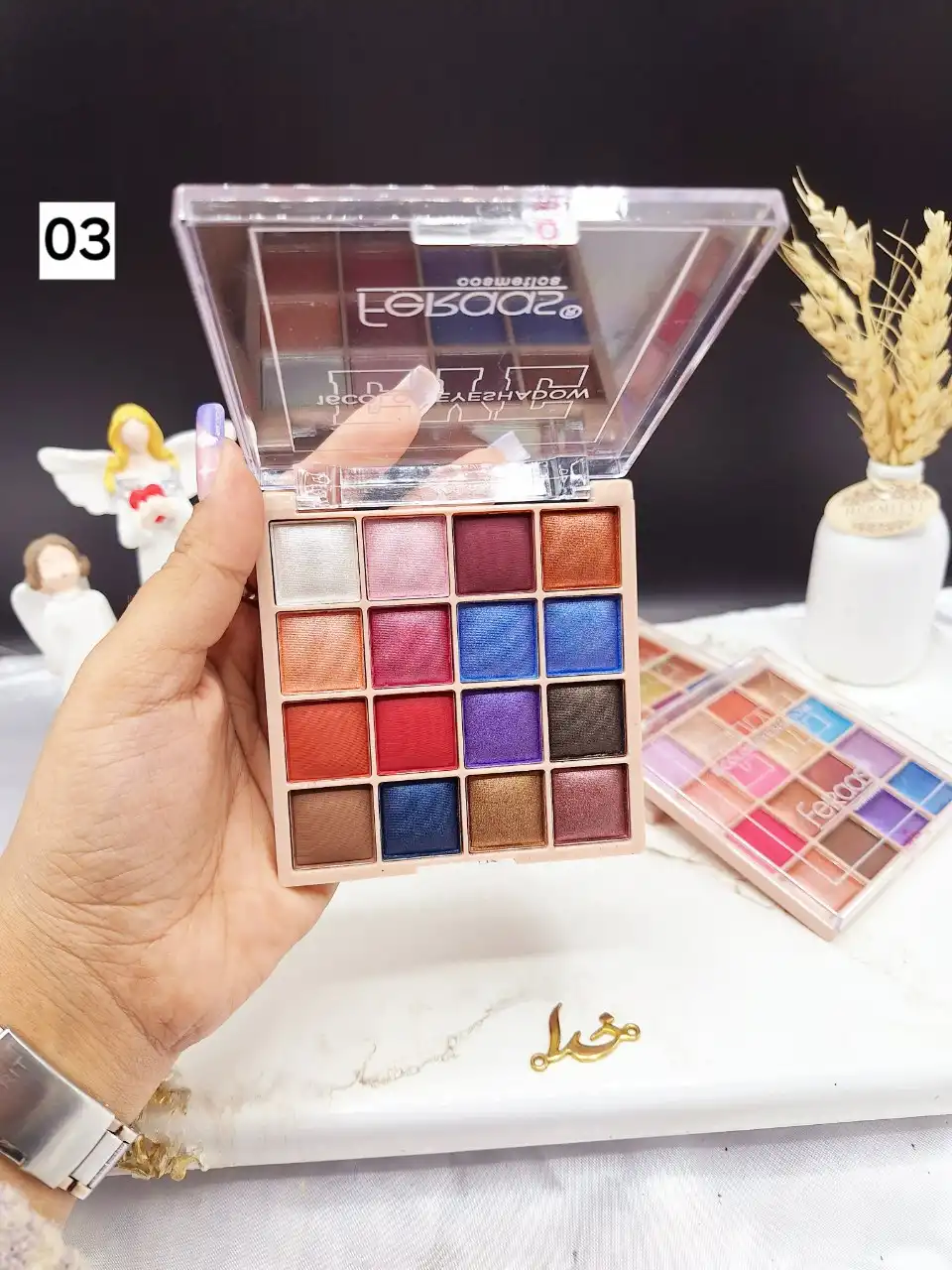 پالت سایه چشم میکاپ 16 رنگ Feraas کد FR2023_1