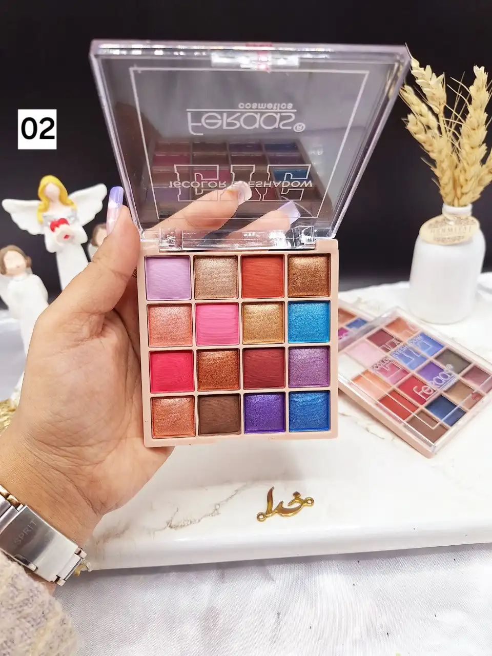 پالت سایه چشم میکاپ 16 رنگ Feraas کد FR2023_1