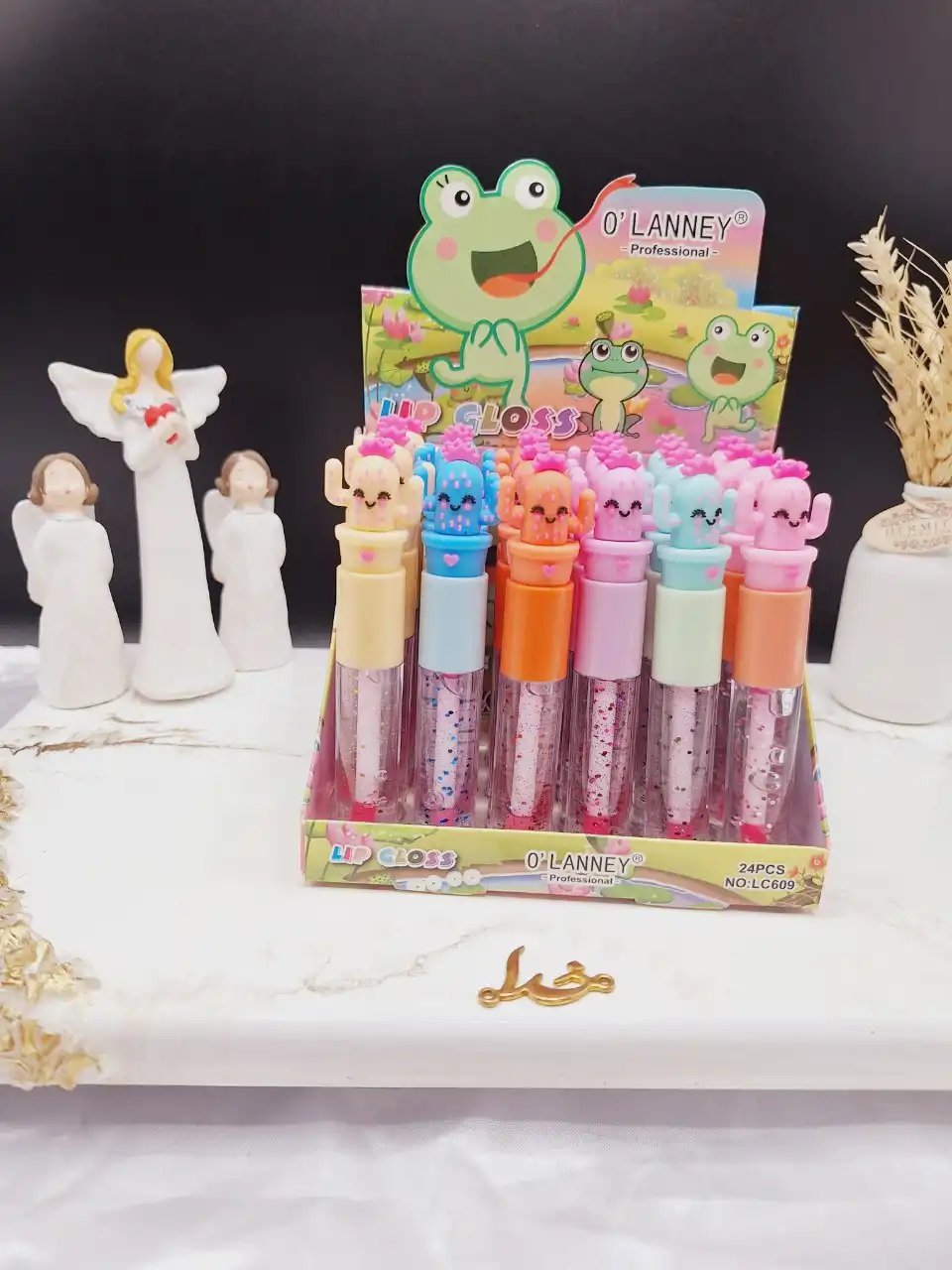 لیپ گلاس طرح کاکتوس O LANNEY کد LC 609