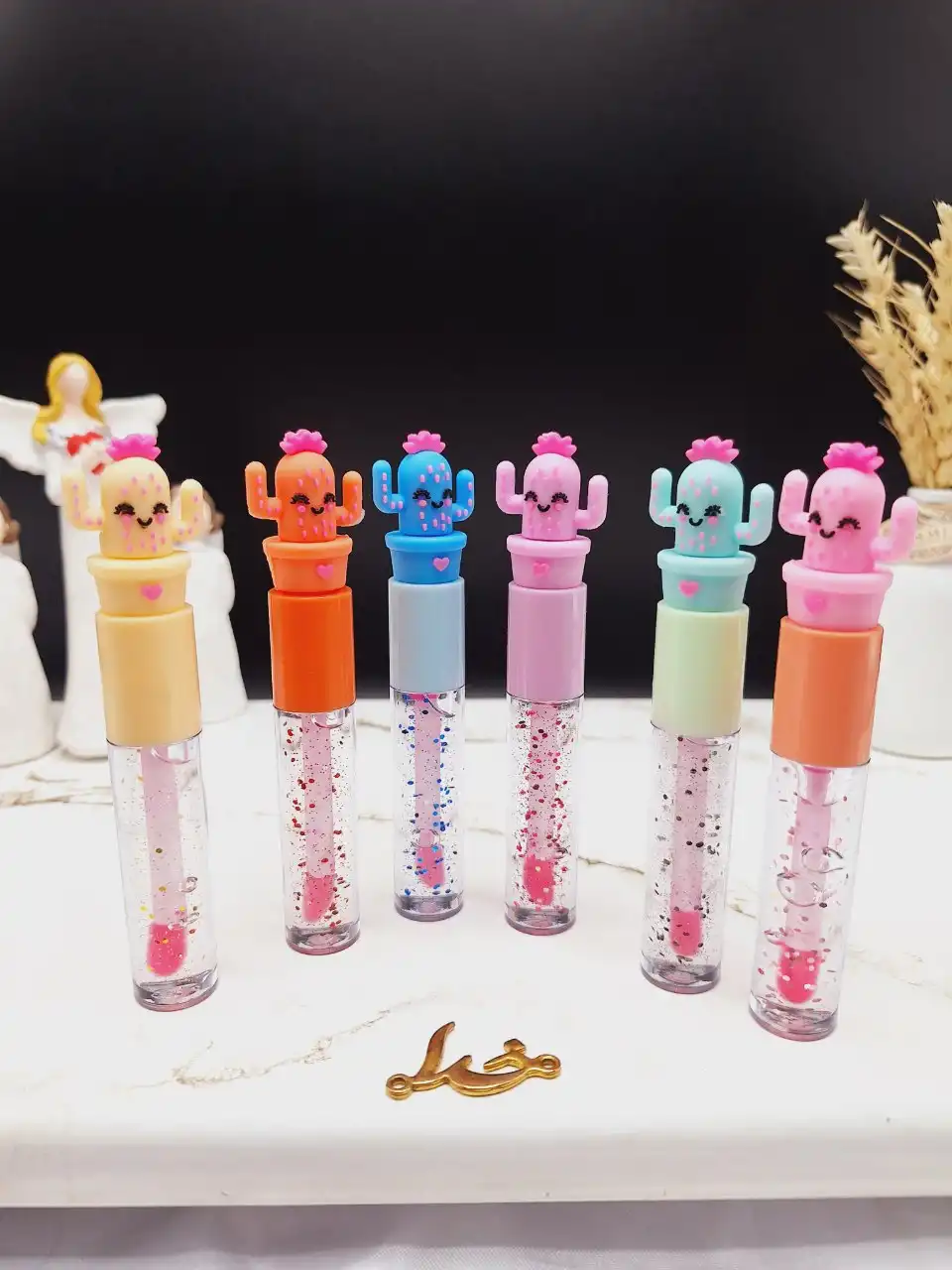 لیپ گلاس طرح کاکتوس O LANNEY کد LC 609