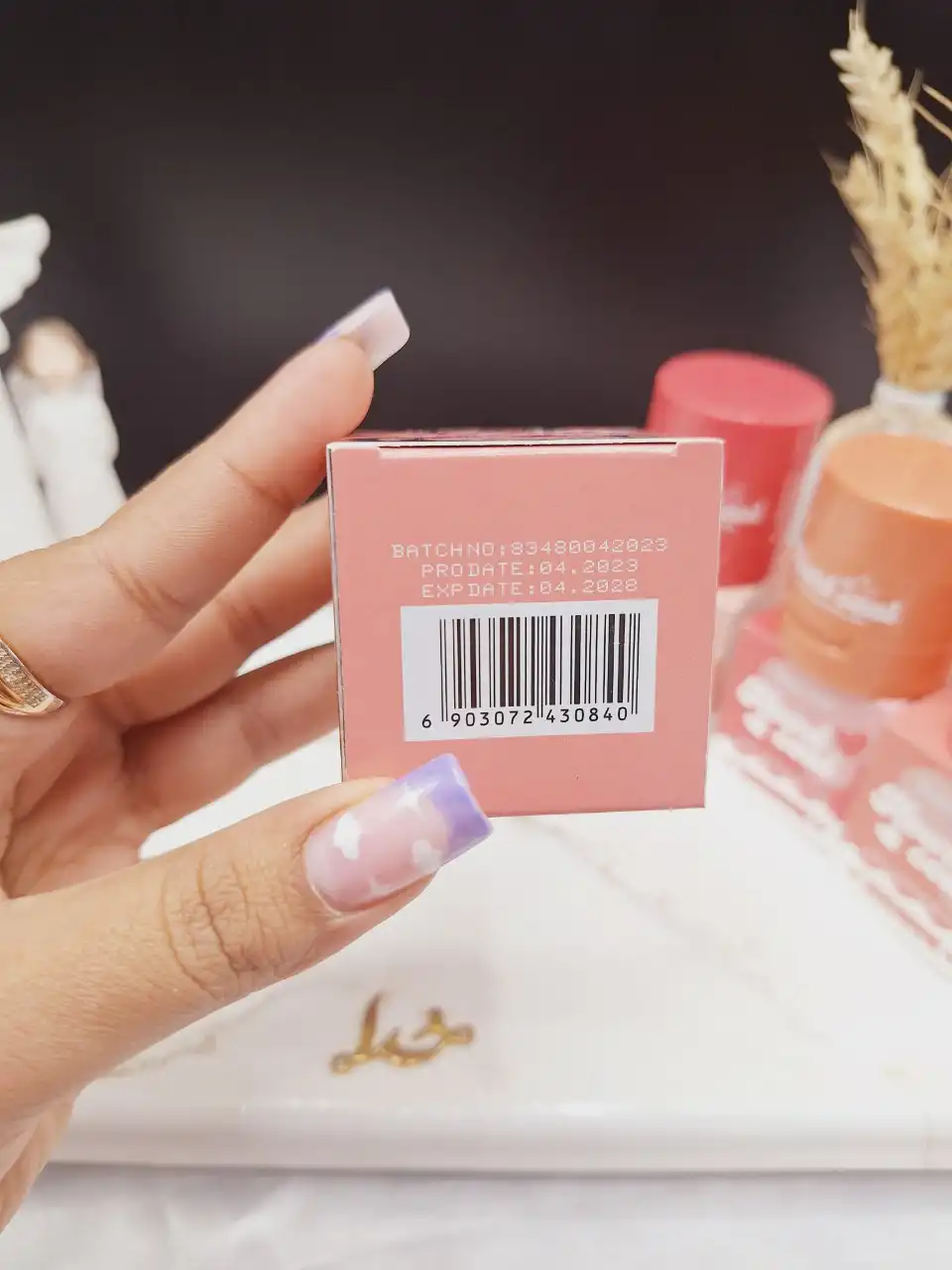 رژ گونه طرح قلبی استامپی کاریته Karite کد 30840