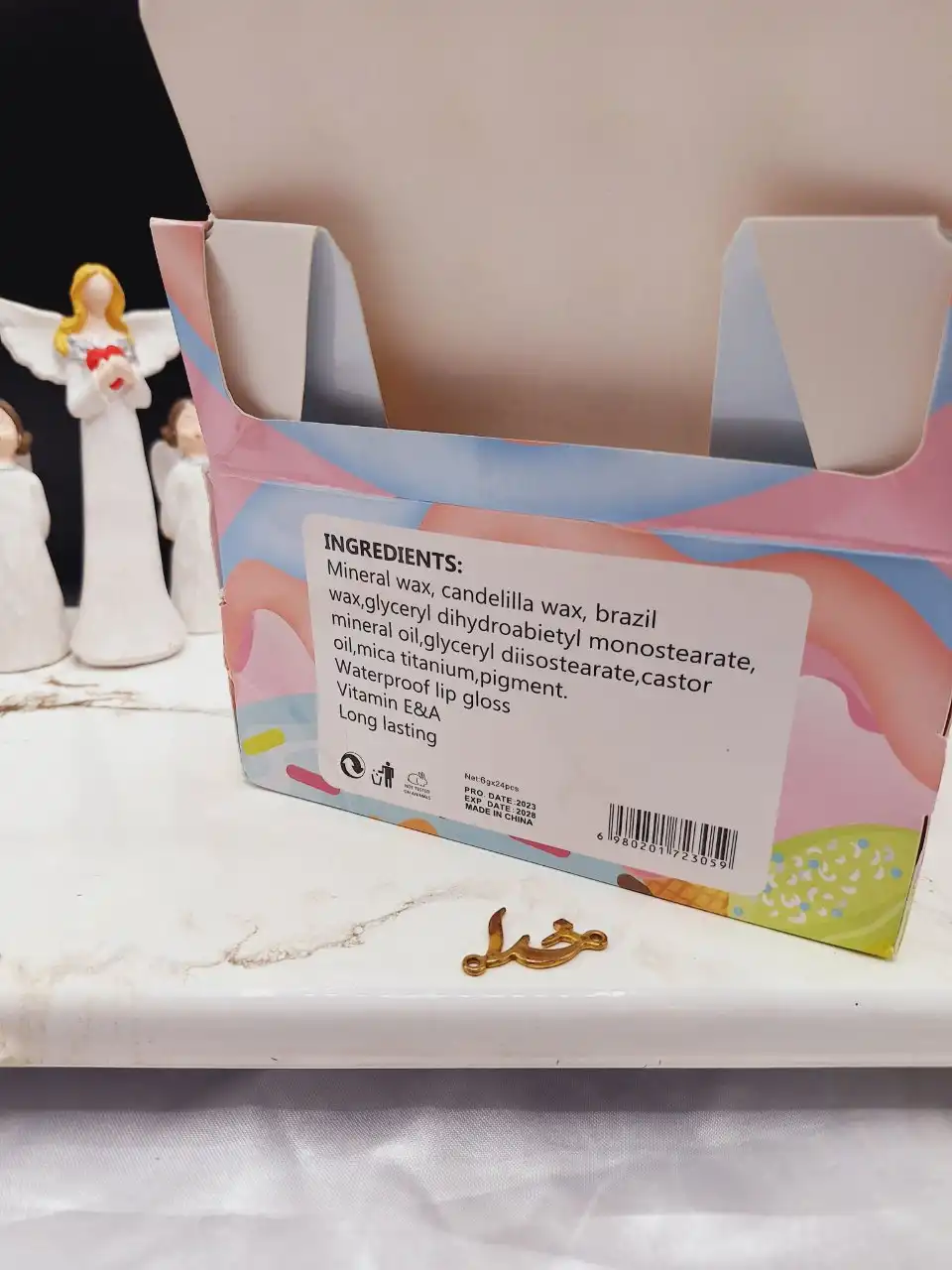 لیپ گلاس طرح کاپ کیک میس بیتی Miss Betty کد 2305