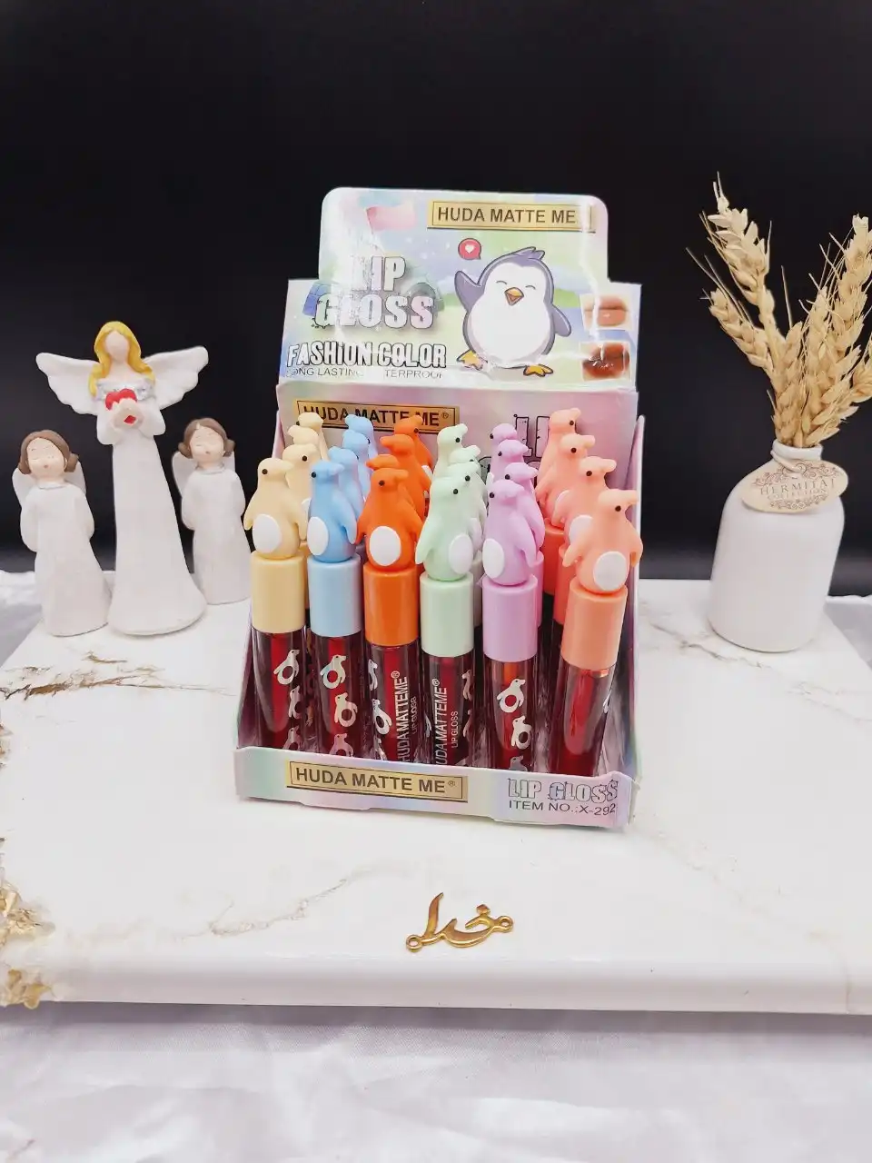 تینت لب طرح پنگوئن هدا مات می HUDA MATTE ME کد X_292