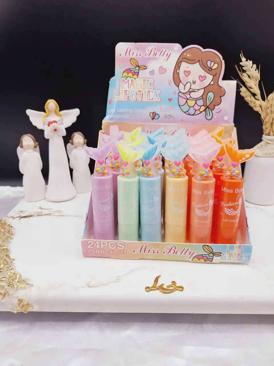 بالم لب طرح دم پری دریایی میس بیتی  miss  Betty کد 77115