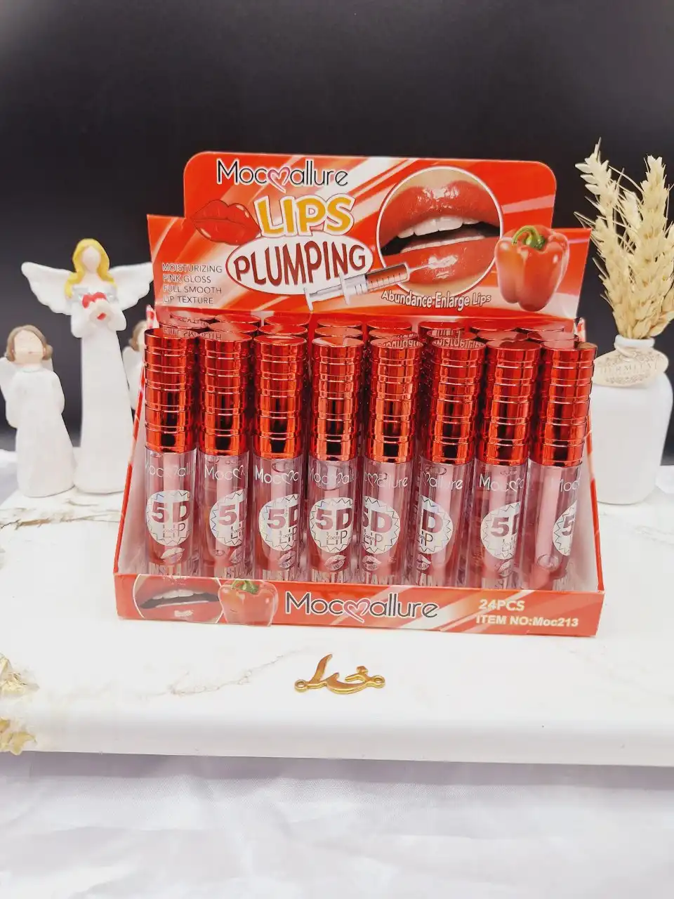 حجم دهنده لب فلفل دلمه قرمز موکالره Mocallure  کد MOC 213