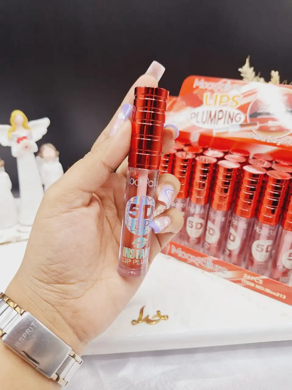 حجم دهنده لب فلفل دلمه قرمز موکالره Mocallure  کد MOC 213