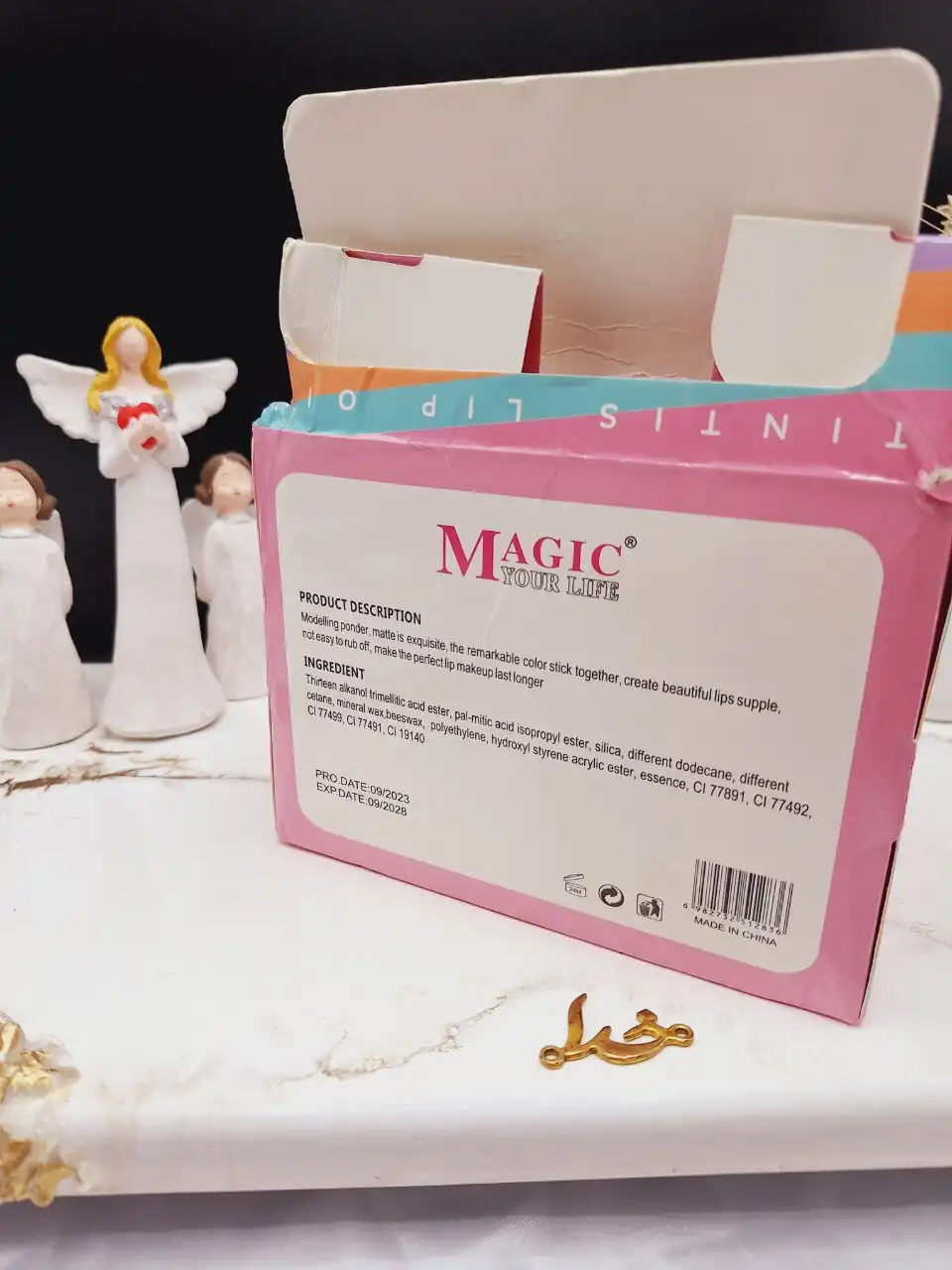 ویتامین لب و برق لب شاینی تاشو و دوطرفه برند مجیک MAGICکد LC1283