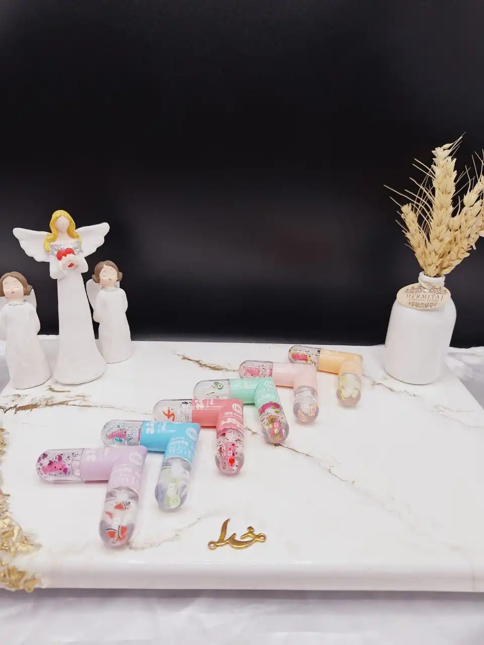 ویتامین لب و برق لب شاینی تاشو و دوطرفه برند مجیک MAGICکد LC1283