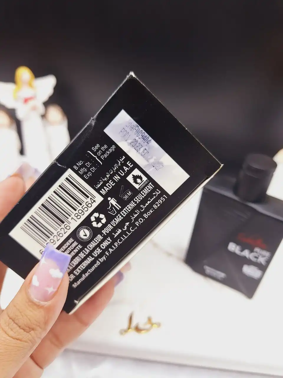 ادکلن پور بلک PURE BLACK کد 9564