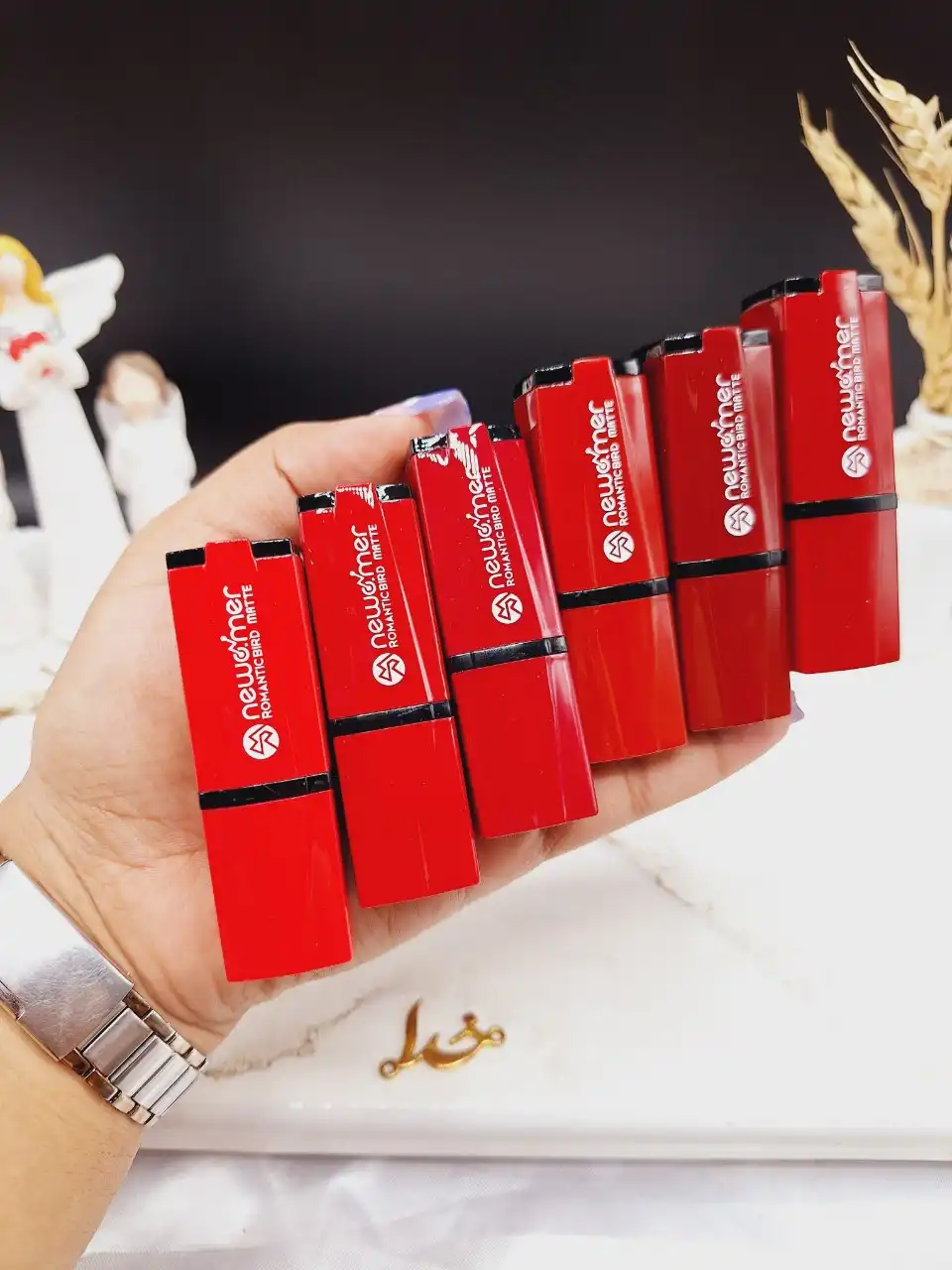 پک رژ جامد 6 تایی مات ROMANTIC RIPD MATTE کد 6639