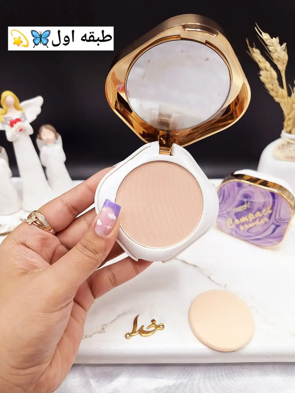 پنکک پوری مدل کهکشانی COMPACT POWDER کد 1212