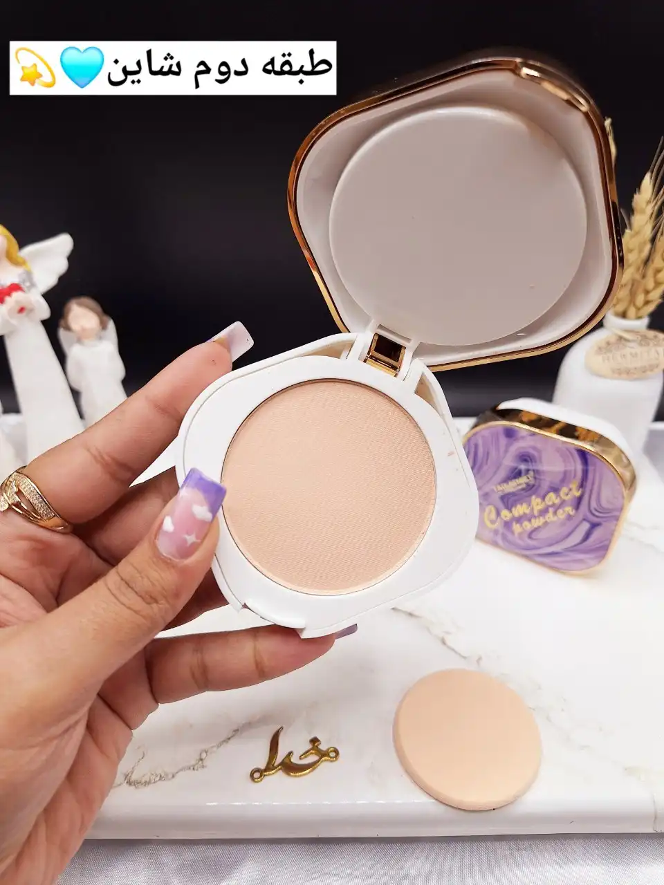 پنکک پوری مدل کهکشانی COMPACT POWDER کد 1212