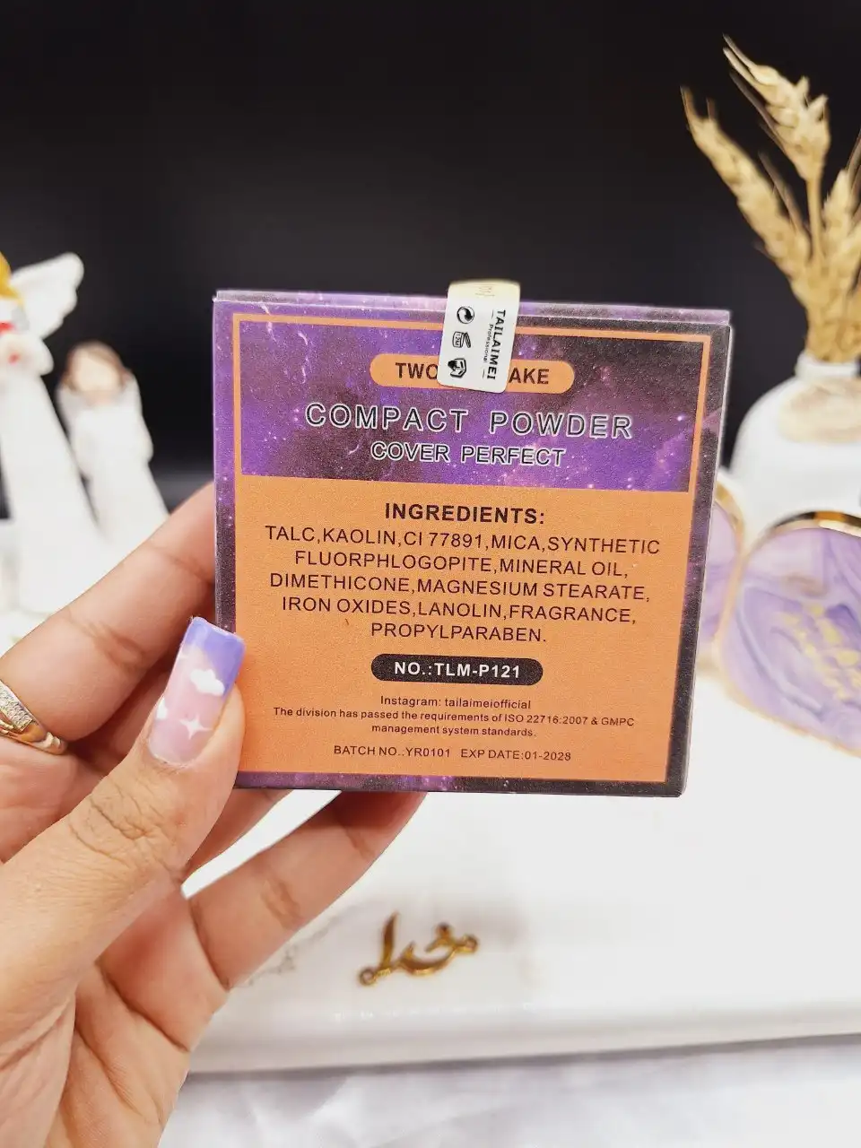 پنکک پوری مدل کهکشانی COMPACT POWDER کد 1212