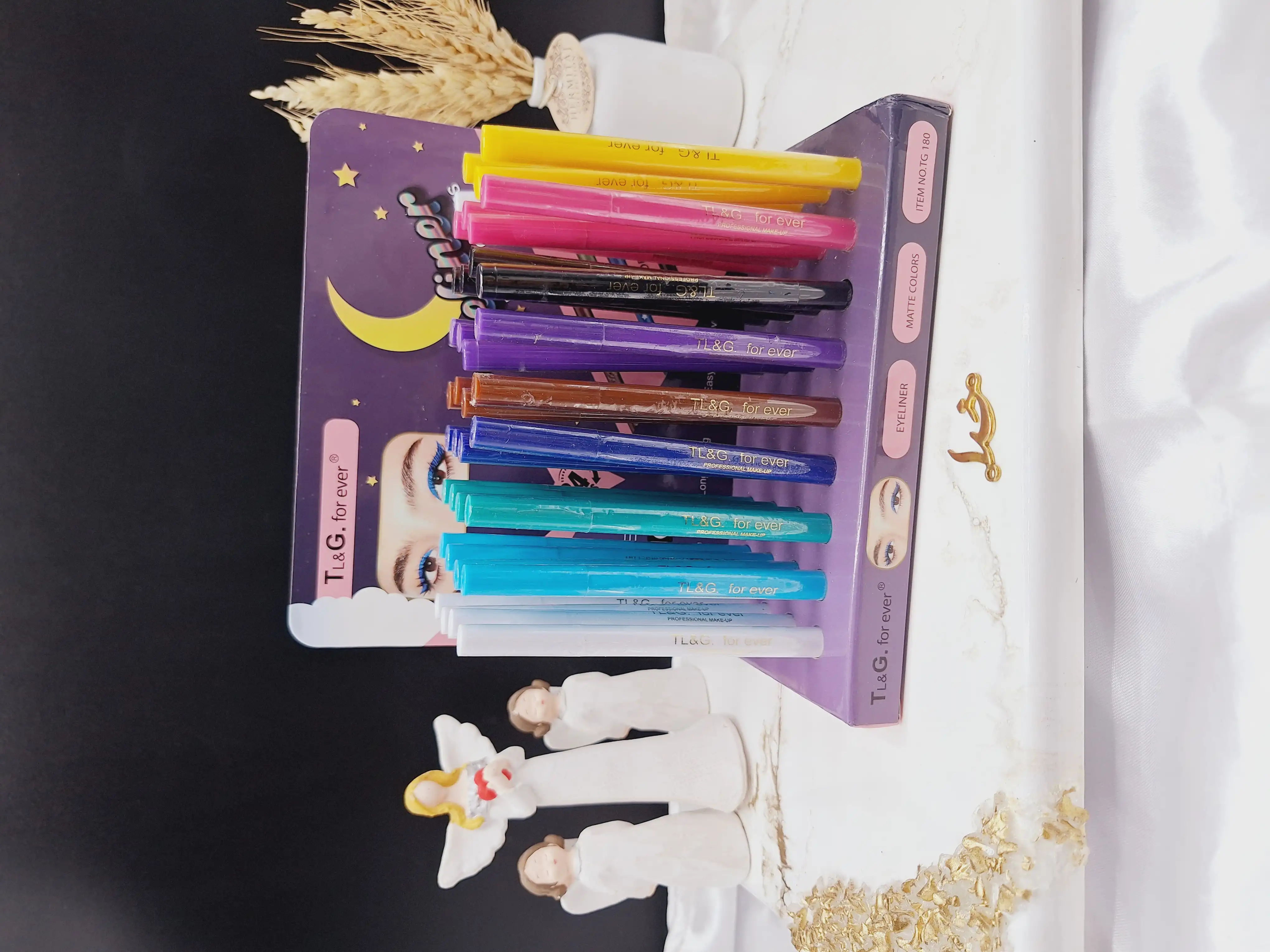 خط چشم ماژیکی رنگی برند TL&amp;G. for ever