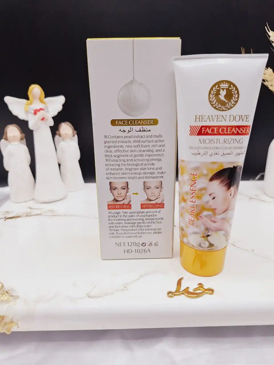 پاک کننده و سفید کننده عصاره مروارید برند HEAVEN DOVE کد HD_1026A
