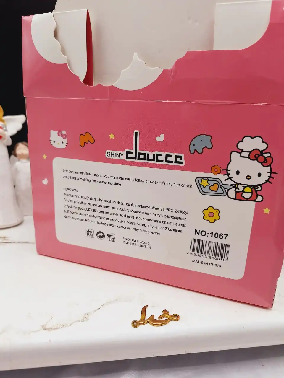 خط چشم ماژیکی مدل کیتی پشمالو برند دوسه doucce کد 1067