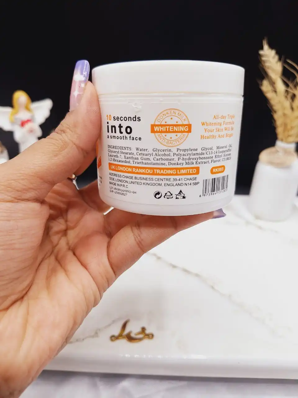 کرم روشن کننده و مرطوب کننده شیر الاغ درب سبز برند راکو RAKO کدRK993