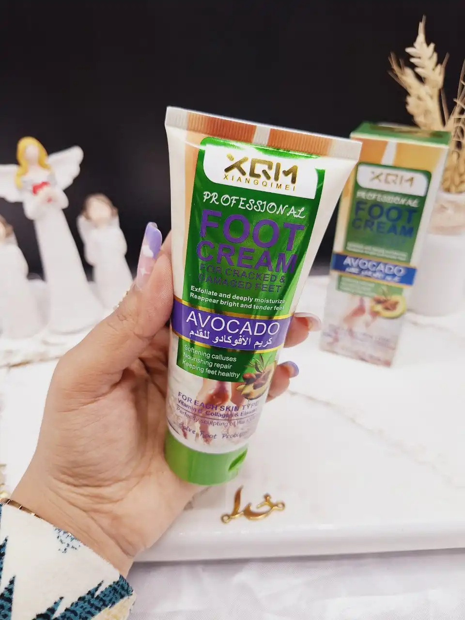 کرم ضد ترک و ترمیم کننده پا با عصاره آواکادو برند XQM کد X2262